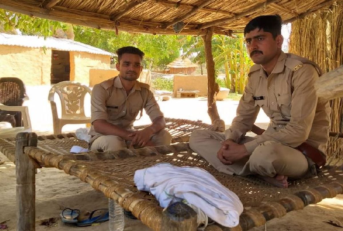 tension in the victim's village after the ruckus in agra
