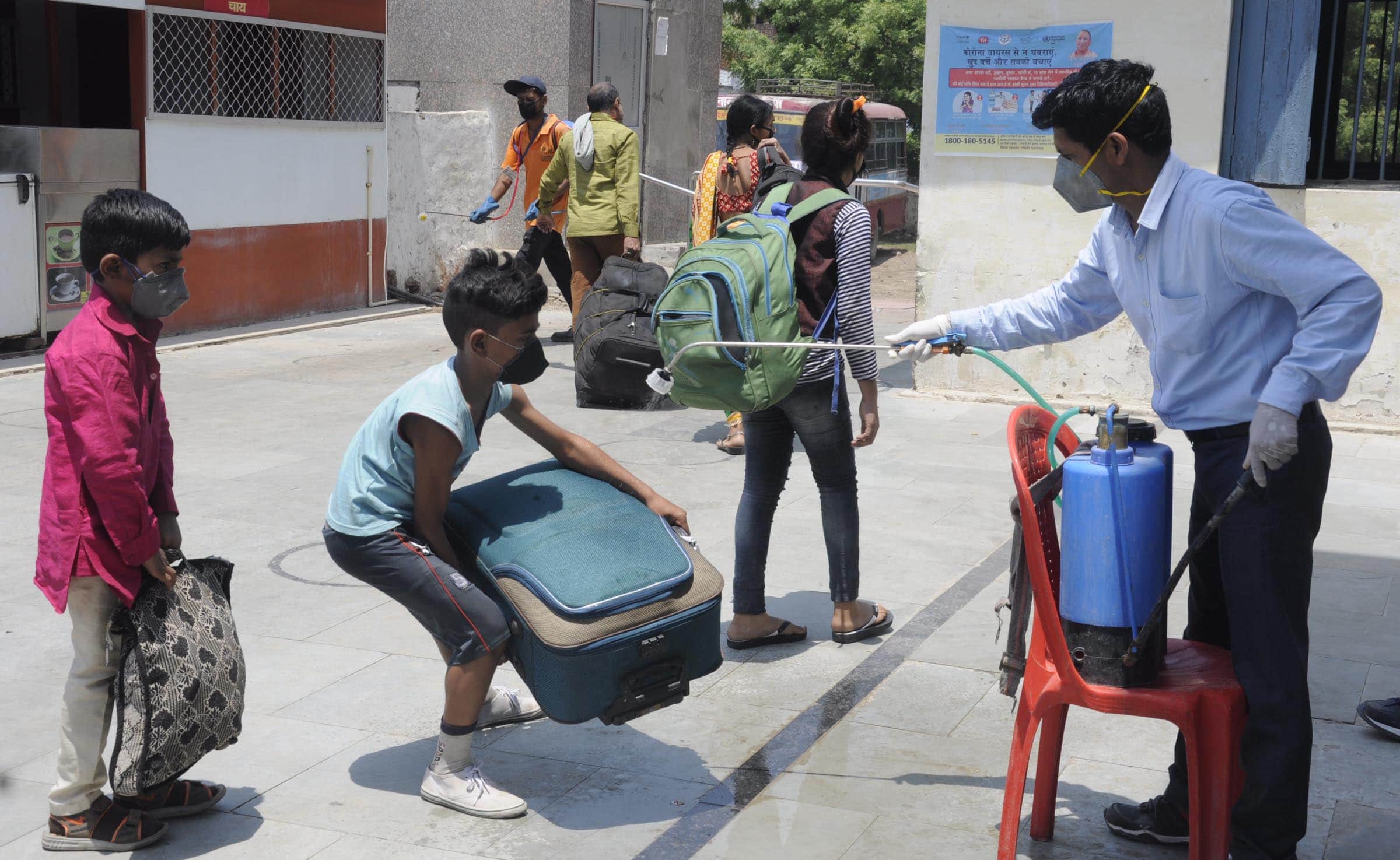 Eight laborers special train carrying 5501 migrant laborers