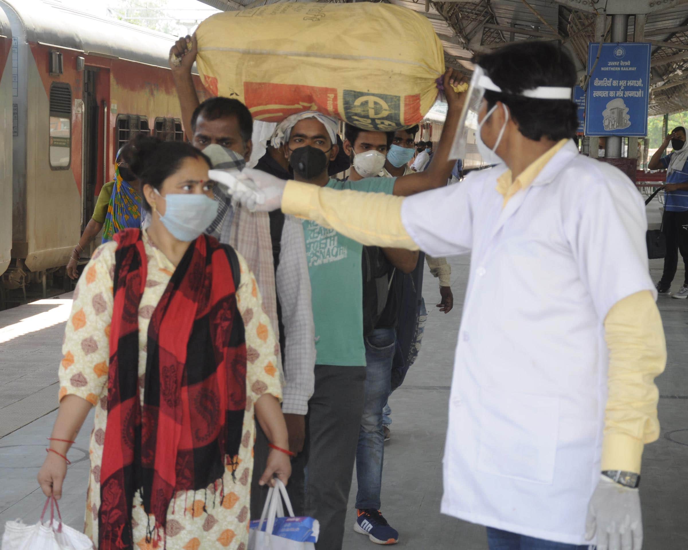 Eight laborers special train carrying 5501 migrant laborers