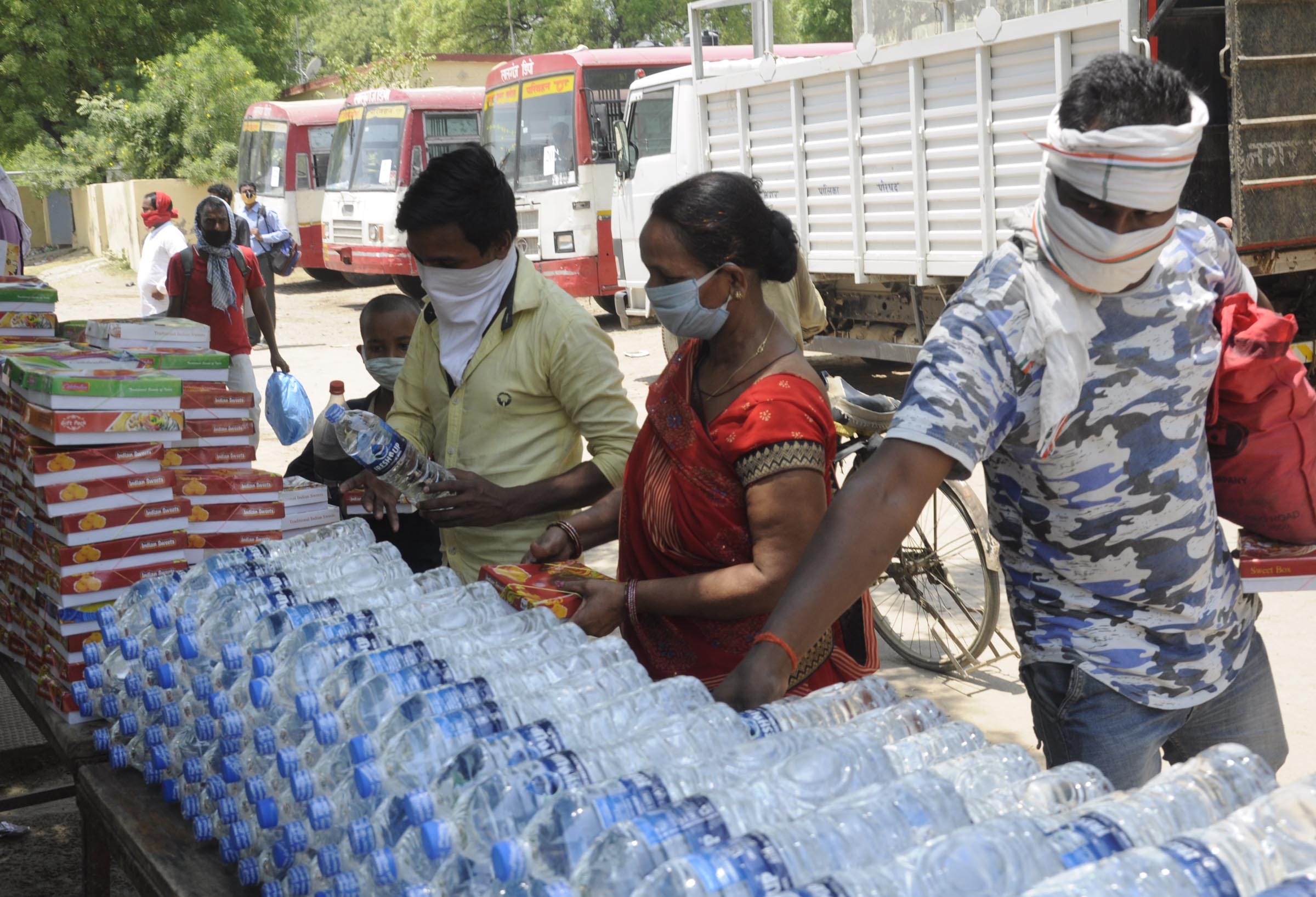 Eight laborers special train carrying 5501 migrant laborers