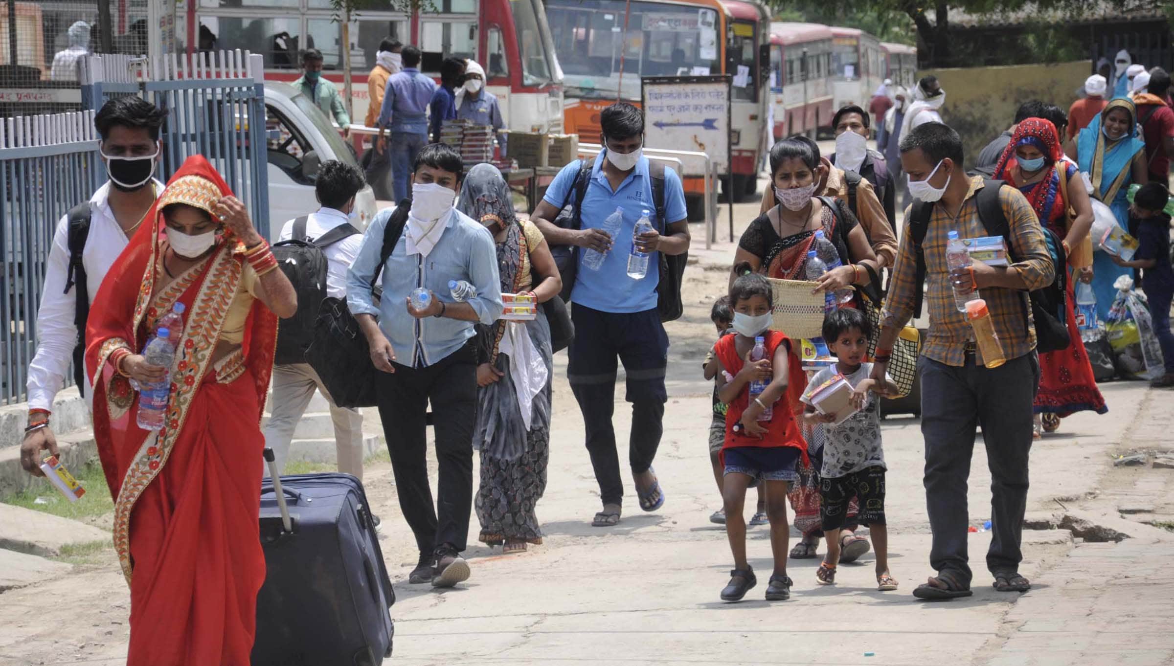Eight laborers special train carrying 5501 migrant laborers