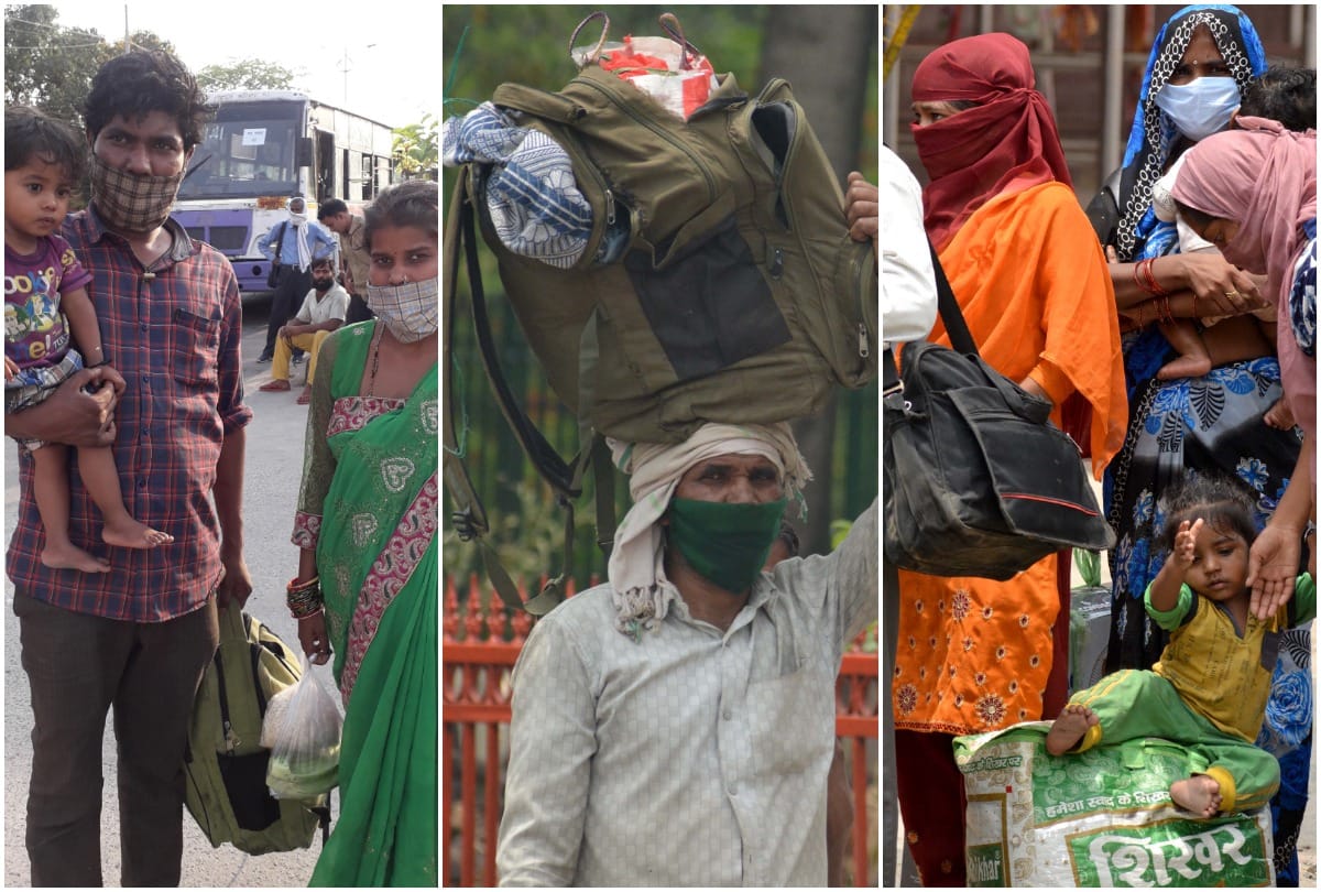 In Prayagraj, the laborers told what is the pain, wish that only after reaching Dehri came out