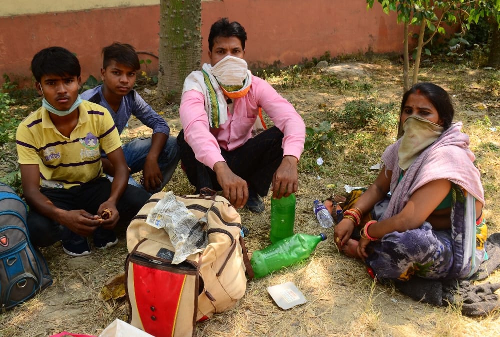 conditions of people coming back from rajasthan, bihar and delhi