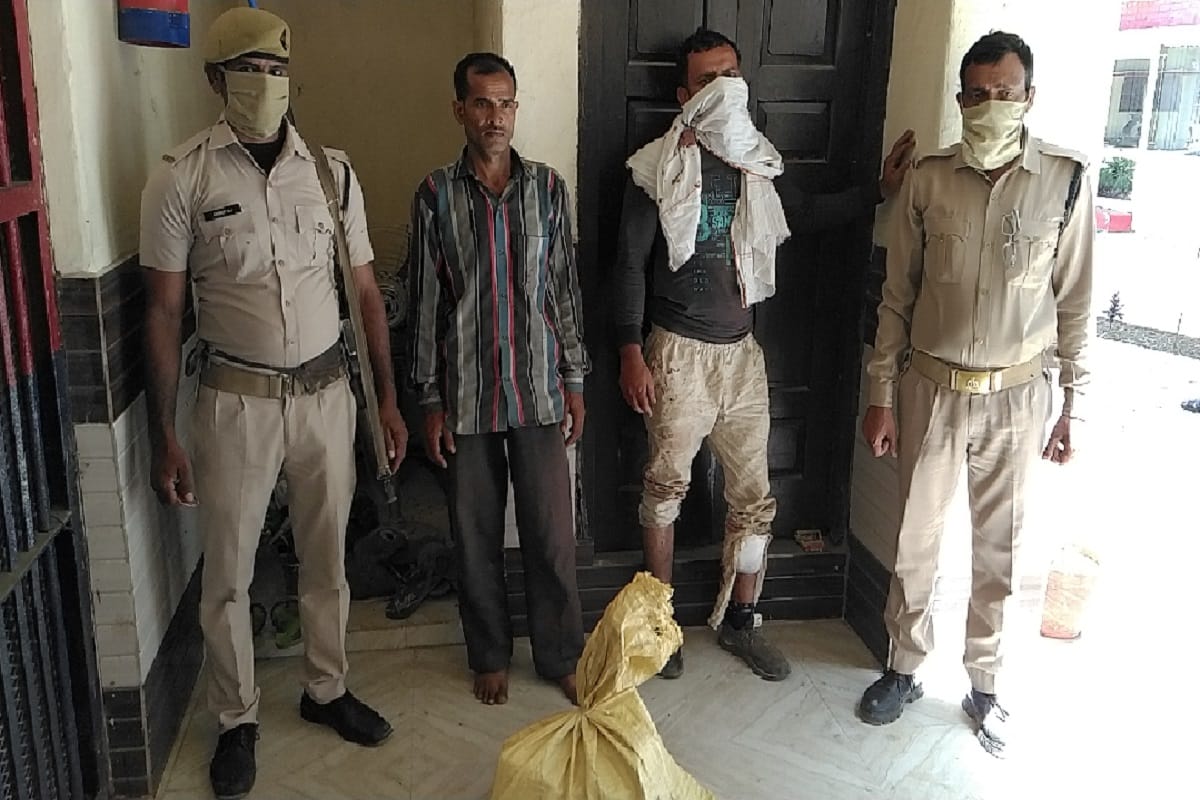 Uttar Pradesh Crime News, one gokash killed in police encounter and a constable injured in Saharanpur