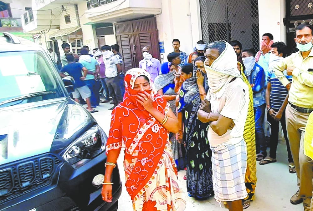 A man murdered his father for property in Sitapur.
