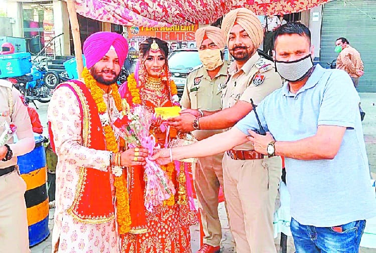 Lockdown, Coronavirus, Unique Marriage by Punjab Police Constablee