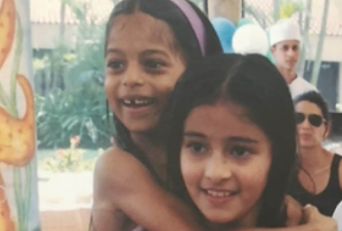 Ananya Panday shares unseen childhood pictures with Suhana Khan