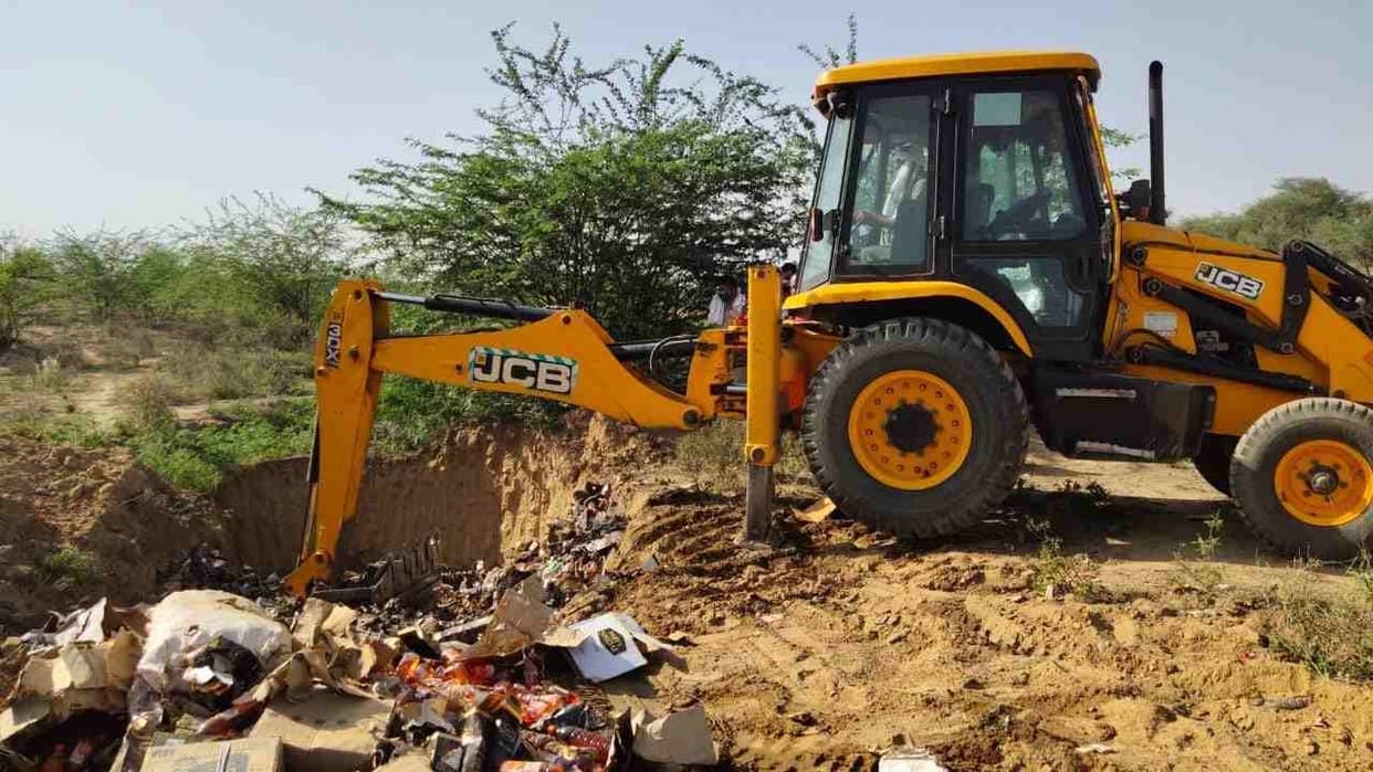 alcohol was destroyed in krishna river