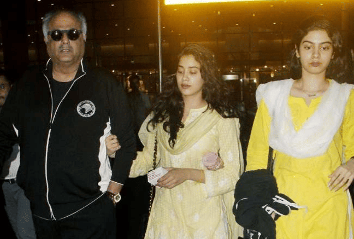 boney kapoor tweet janhvi kapoor khushi kapoor and himself corona tested negative