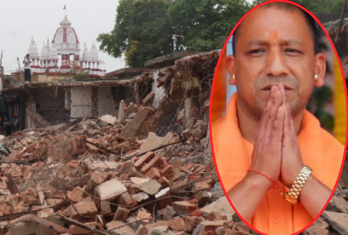 Mohammadpur-Jungle Kauria Fourlane Construction work interrupted due to Electricity Corporation gorakhpur