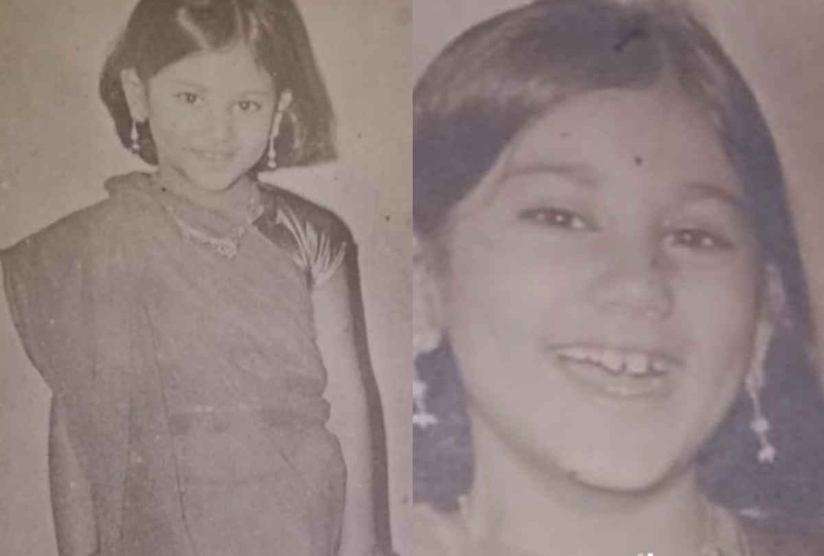 ramayan sita aka dipika chikhlia share childhood throwback photo with saree
