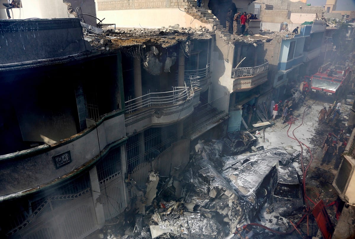 Pakistan Plane Crash: Photos and ground report of Karachi plane crash