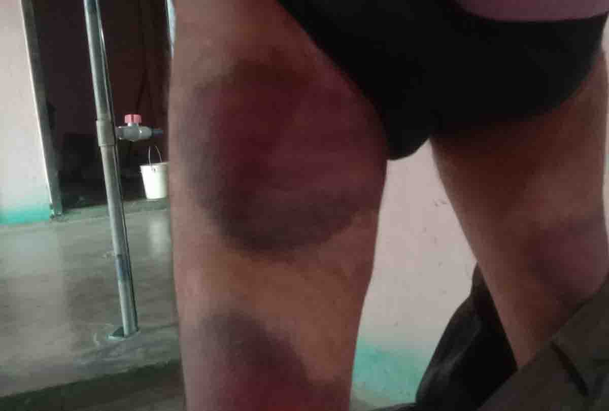 Kannauj : Retired army man held hostage and beaten in police station