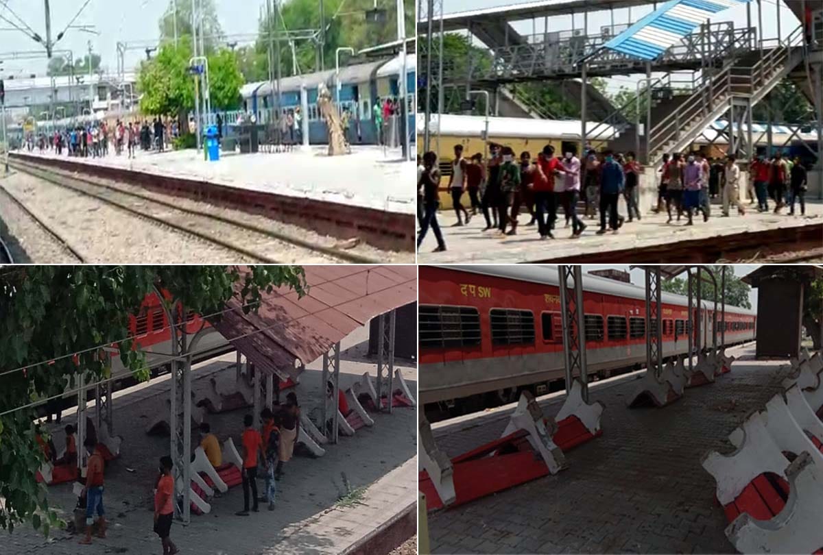 Ruckus of workers in Shramik Special Train
