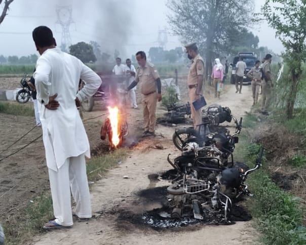 Attack on people working in the farm in Loyan, firing