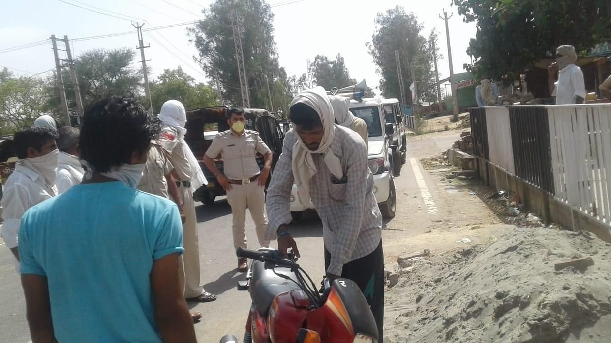 corona sample, return from mumbai, shelter home, jind