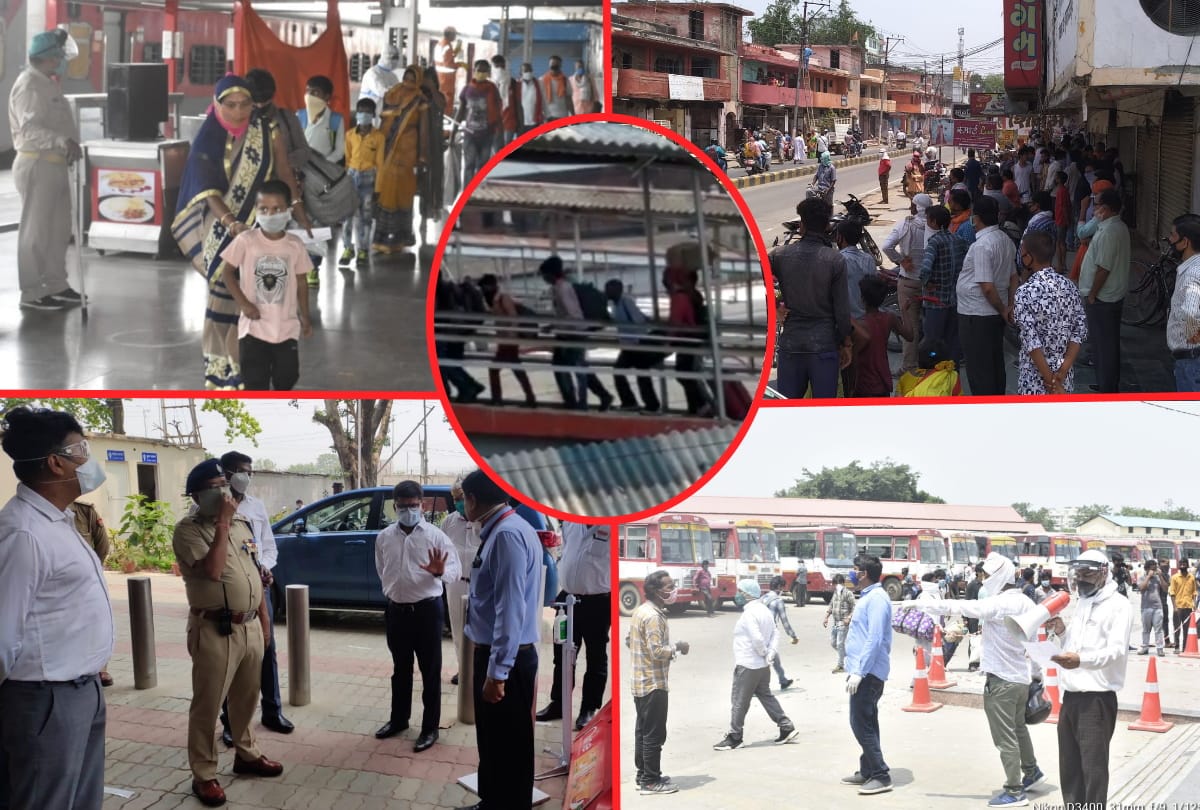 Record Migrant special train reach gorakhpur railway station