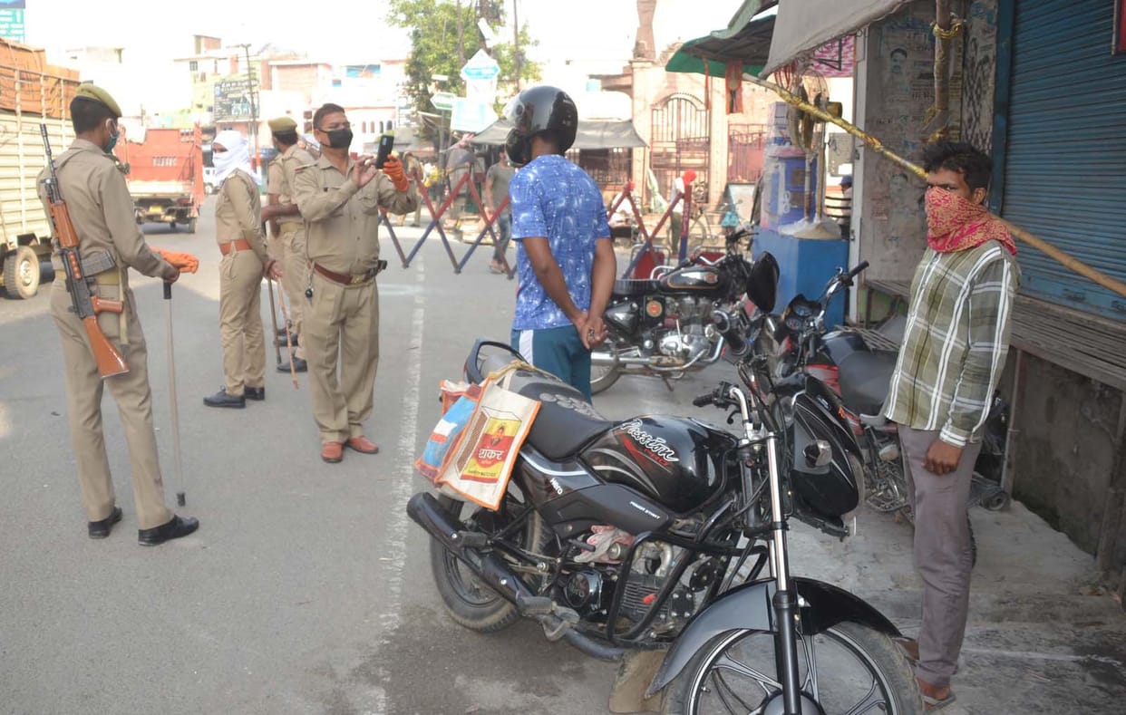 Lockdown violation: 13 people detained, 250 challans challaned
