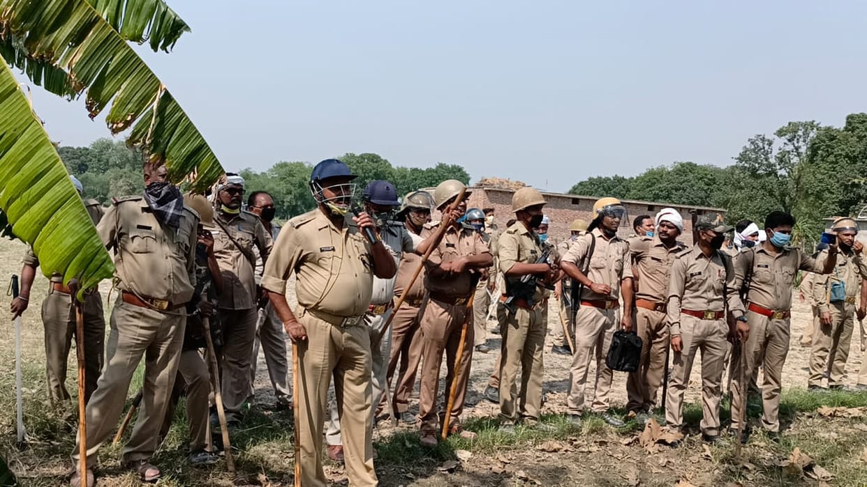 Clashes, ruckus, stones at police in two villages of Pratapgarh