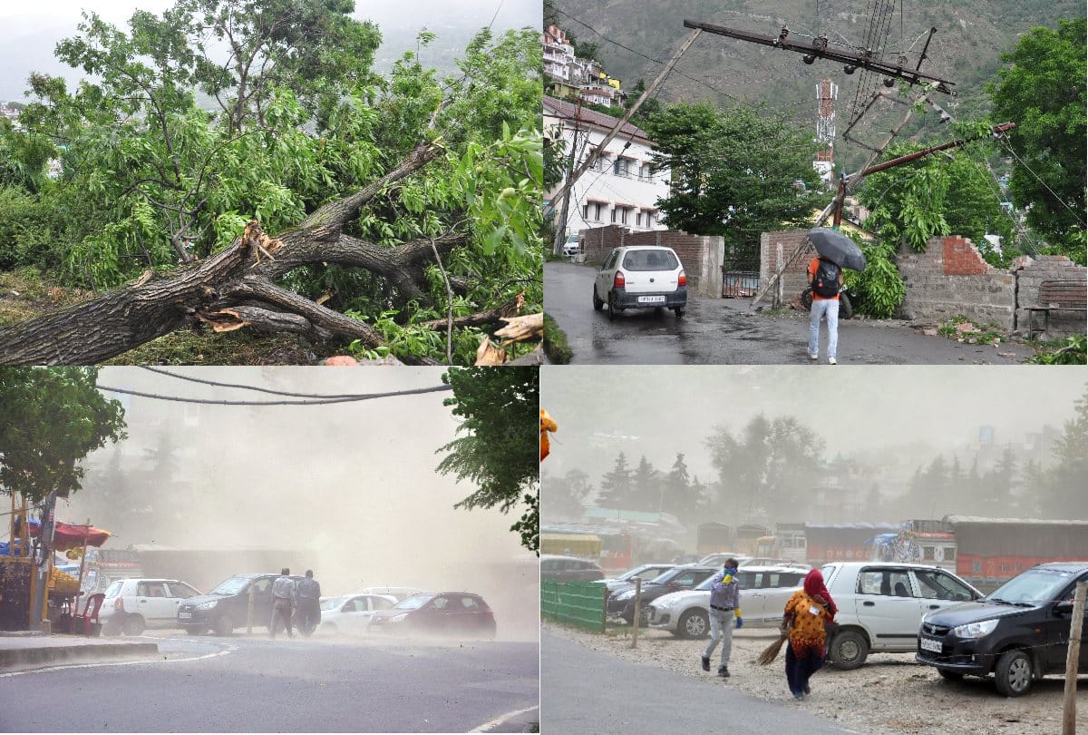 snowfall in rohtang storm in kullu himachal pradesh