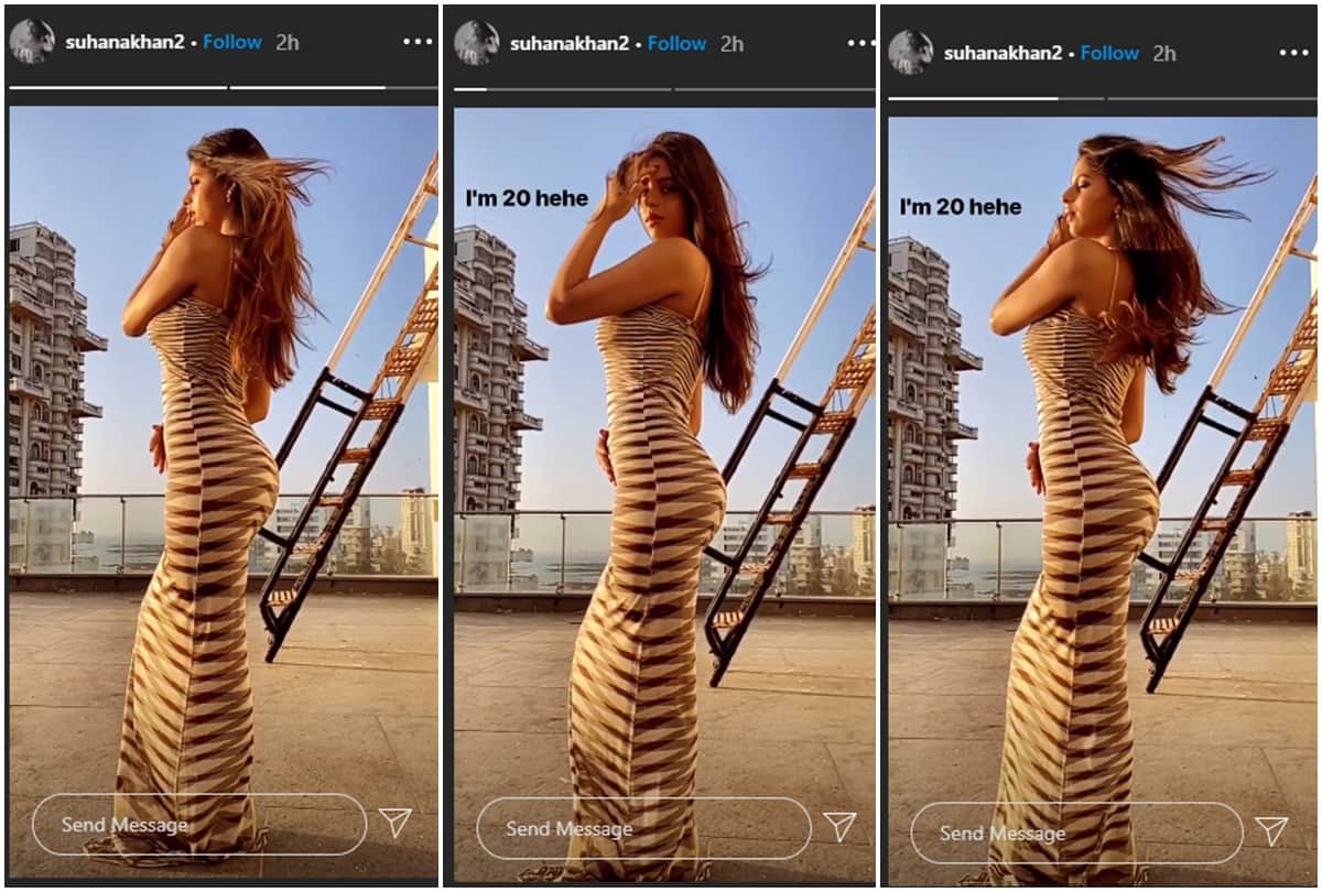 suhana khan with mother gauri khan on mannat balcony photos goes viral