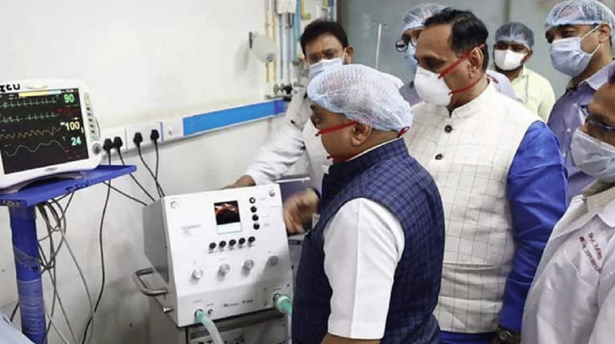 Congress raised questions on the famous Dhaman-1 ventilator of Gujarat, said - the state government adopted without trial and results