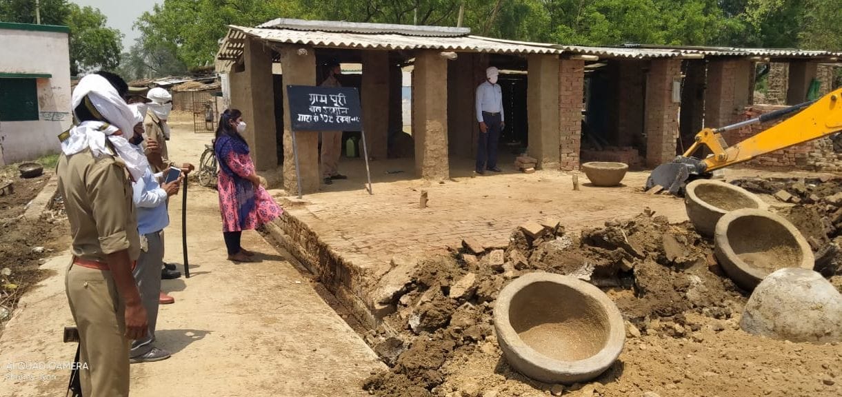 Administration made the playground free from encroachment