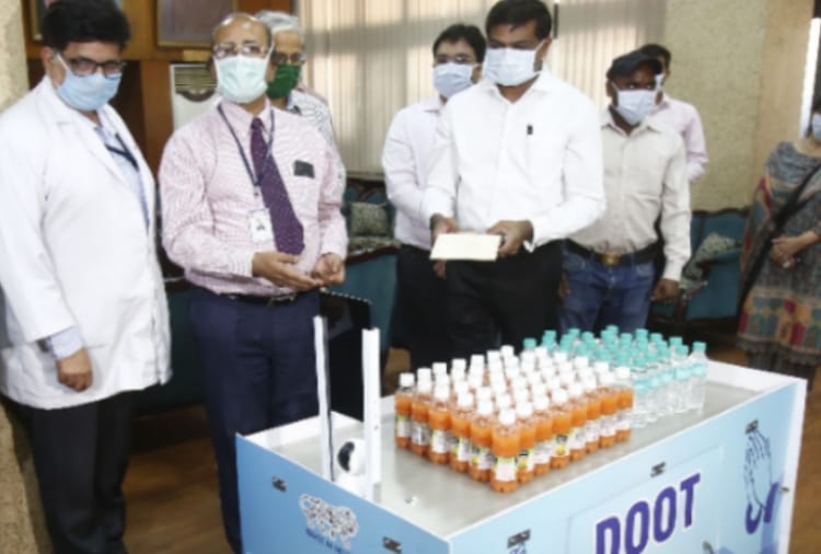 PGIMER Chandigarh develops robotic trolley for Covid patients