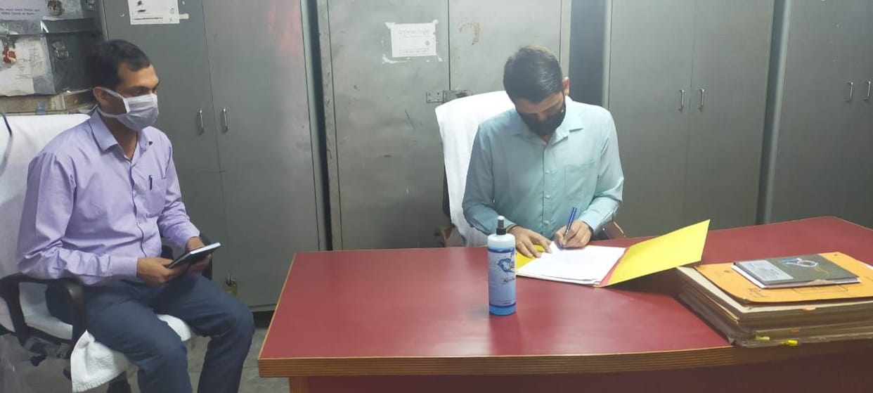 Newly appointed DM Ghildiyal took charge
