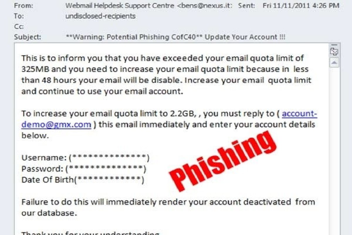 fake e-mail