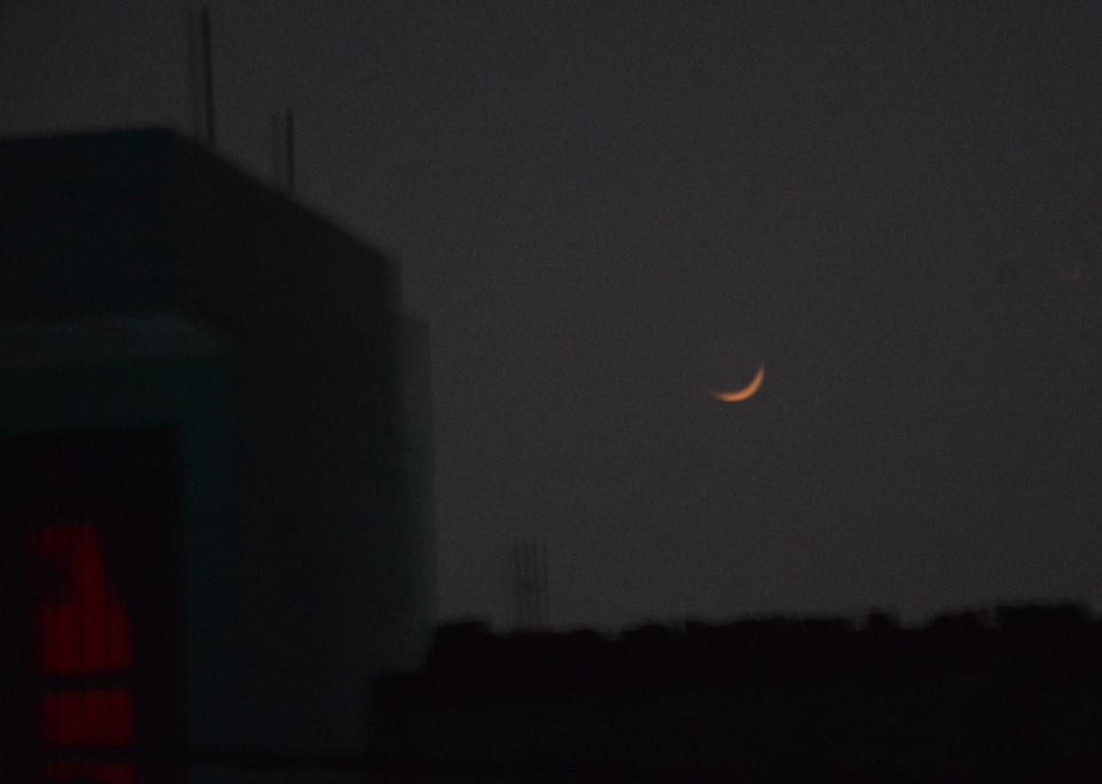 Eid's moon was seen