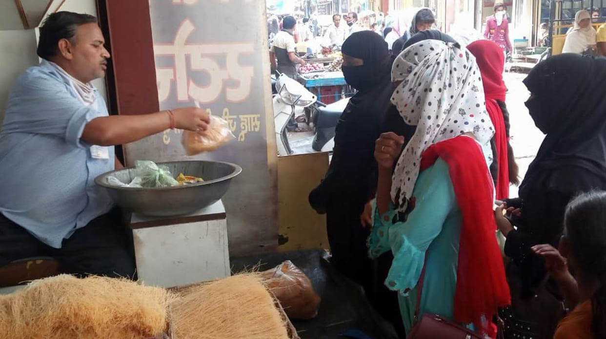 Markets are buzzing all day for Eid