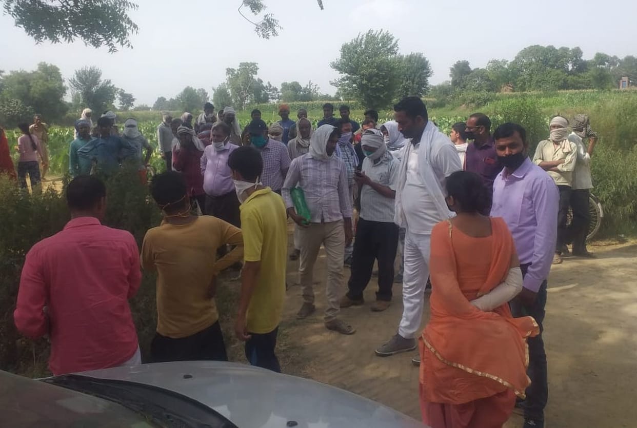 Principal and secretary reached road again, commotion
