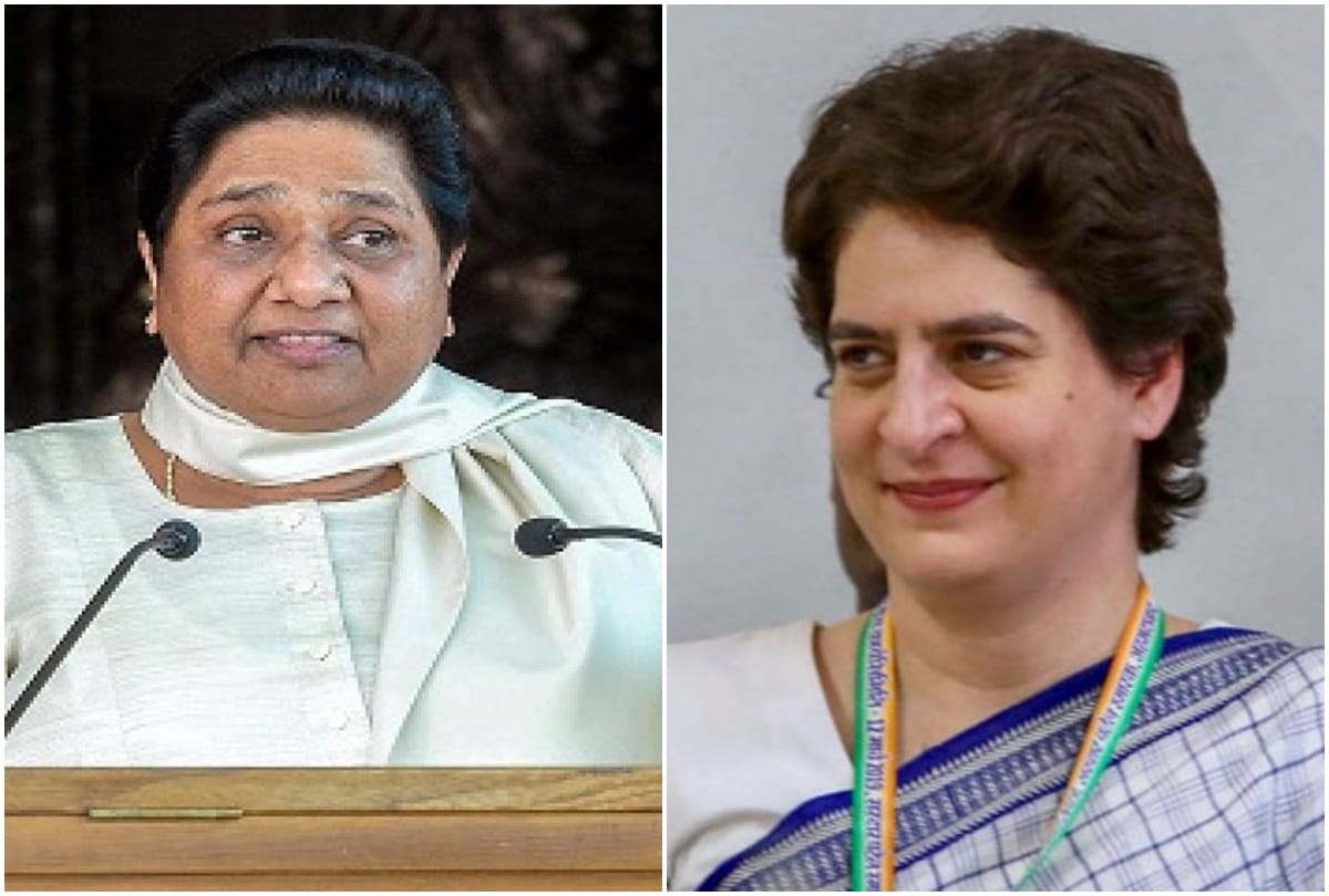 Uttar Pradesh Election 2022 Mayawati attacked on Priyanka Gandhi CM candidate took U-turn within few hours