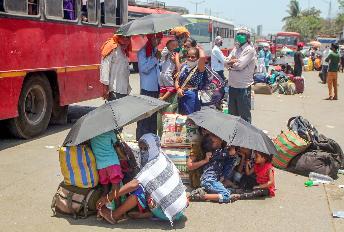 Migrant laborers says Corona gave unbearable pain see photos