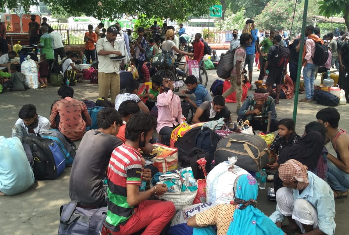Migrant workers suffered due to Gorakhpur Labour Special Train reached Rourkela Odisha