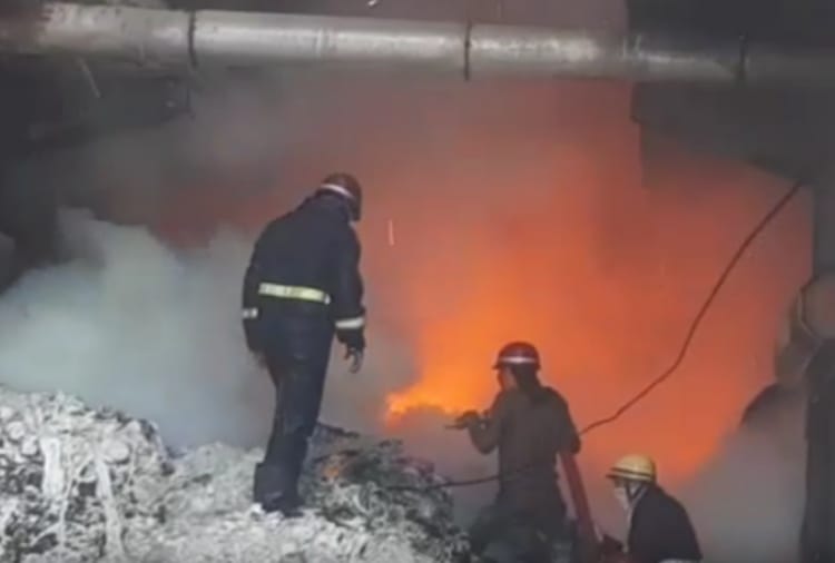 Major Fire breaks out at factory in Punjab's Ludhiana