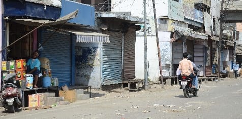 Silence in markets a day before eid
