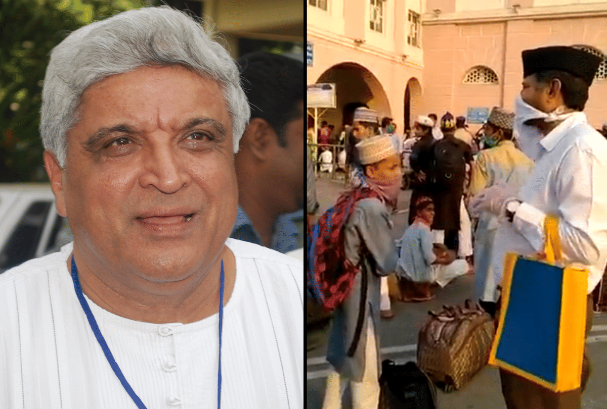 Javed akhtar share video RSS distributed food packets among the Muslims in Hyderabad