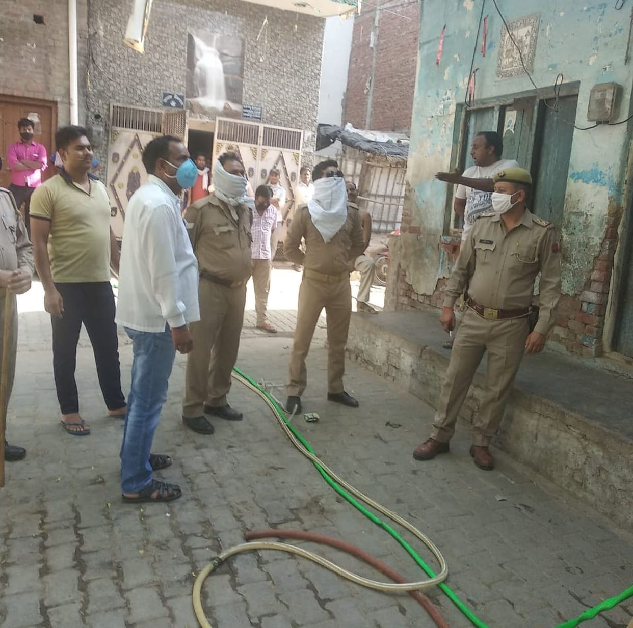Woman and two children scorched due to fire in cylinder
