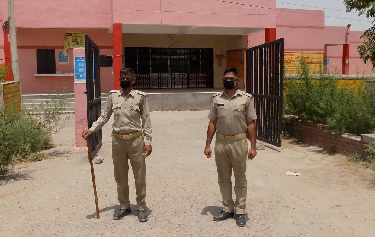 Hathras: From where the corona infected driver was transported to Kovid-1