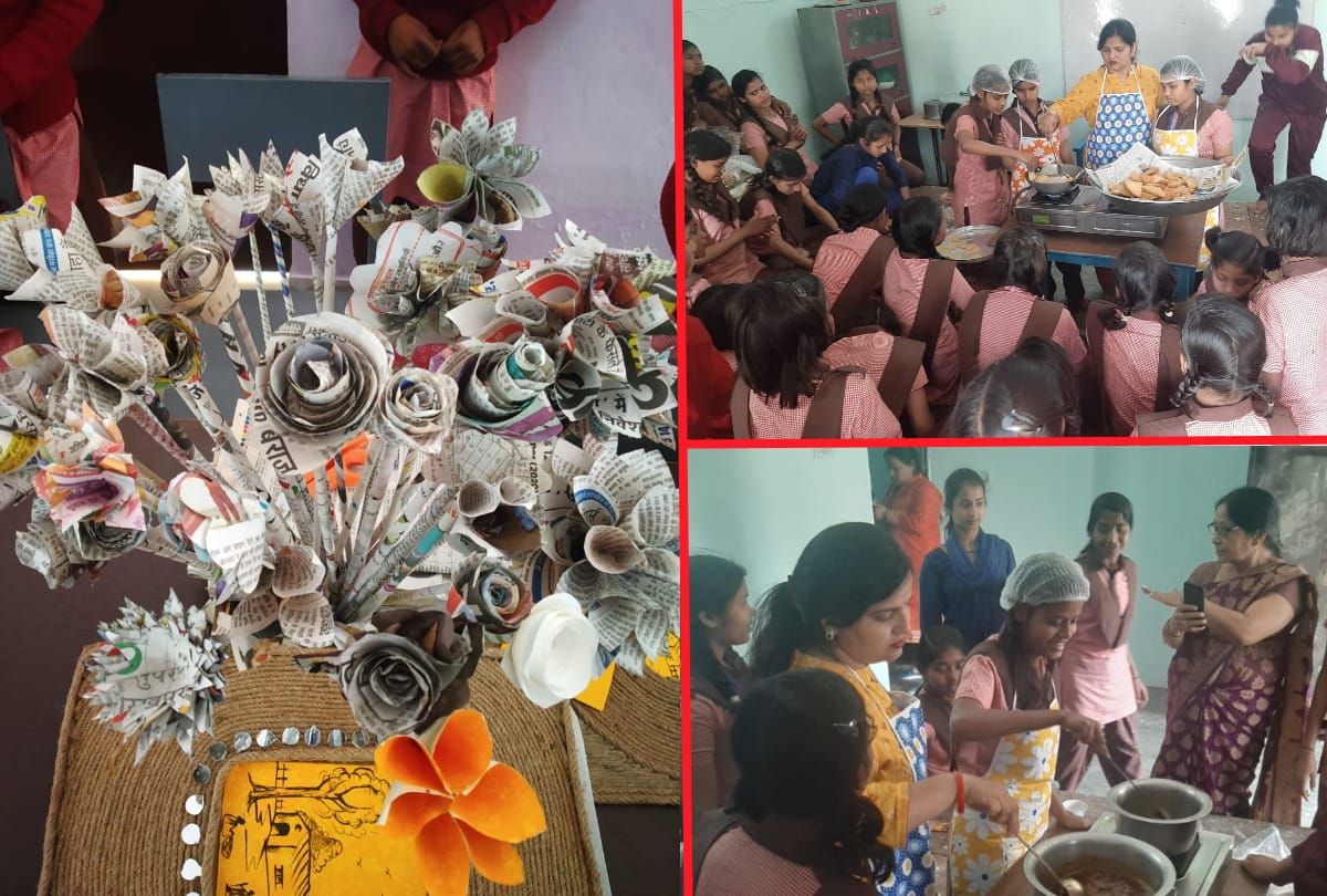 Girls will make self dependent from vocational training in Kasturba Gandhi Girls School gorakhpur
