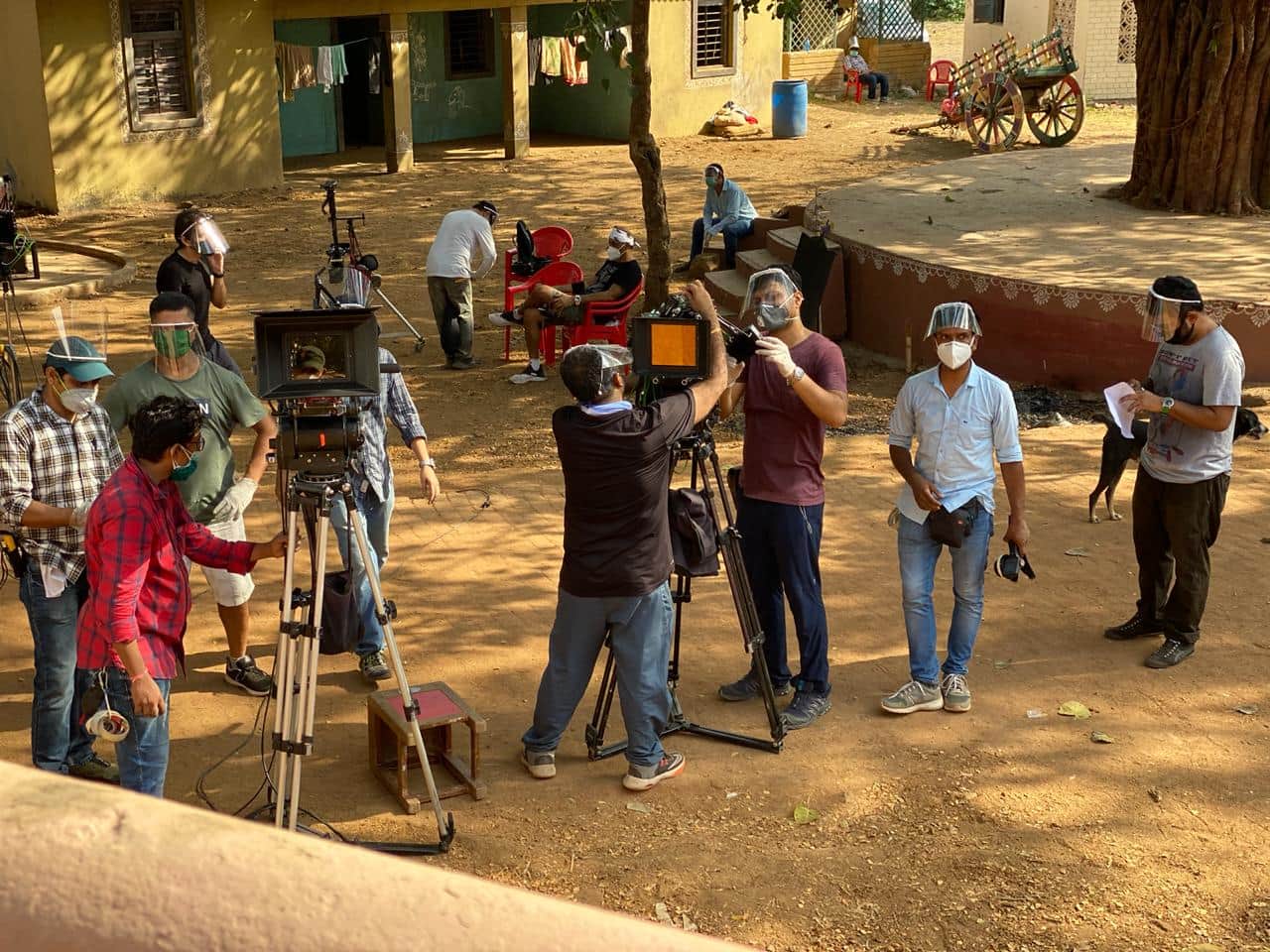 Akshay Kumar and R Balki shot for an awareness advertisement campaign