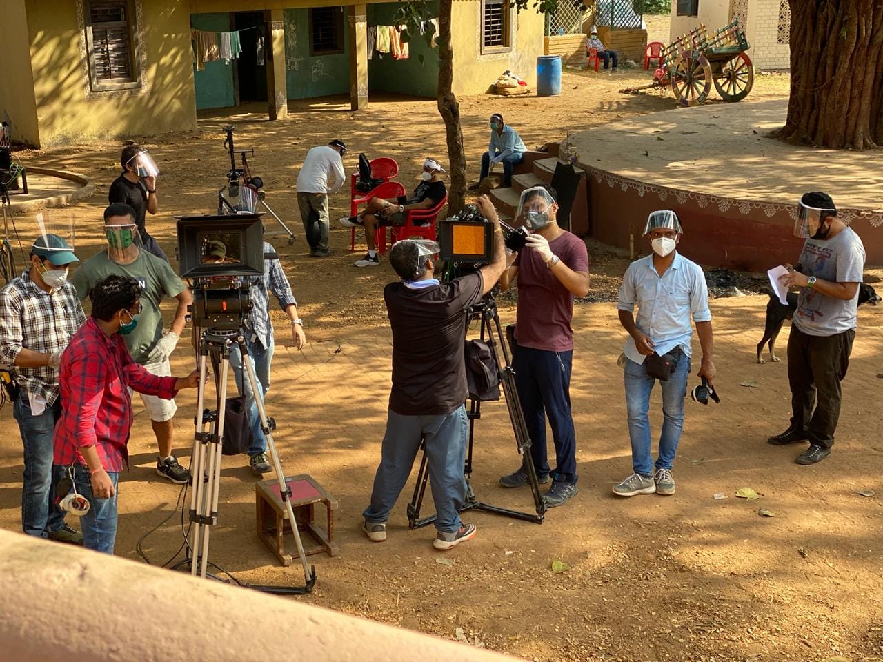 Akshay Kumar and R Balki shot for an awareness advertisement campaign