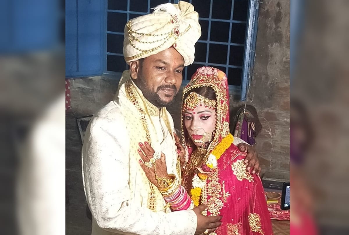 bride reached groom house with family for wedding during lockdown