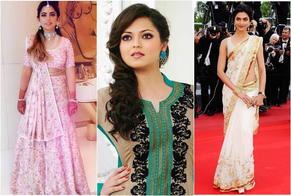 isha ambani deepika padukone many more celebrities repeat her designer outfit in wedding