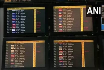 Covid-19 lockdown flights canceled news in Hindi: Several passengers find flights cancelled after reaching airport