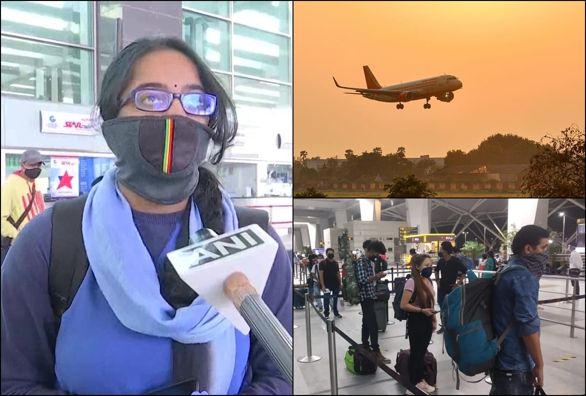 Covid-19 lockdown flights canceled news in Hindi: Several passengers find flights cancelled after reaching airport