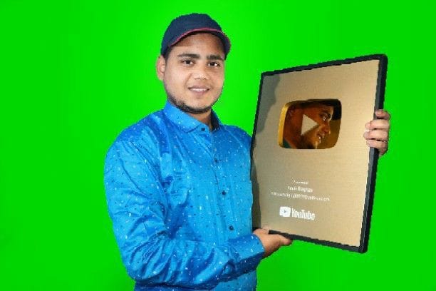 YouTube gave gold play button after having 1 million subscribers