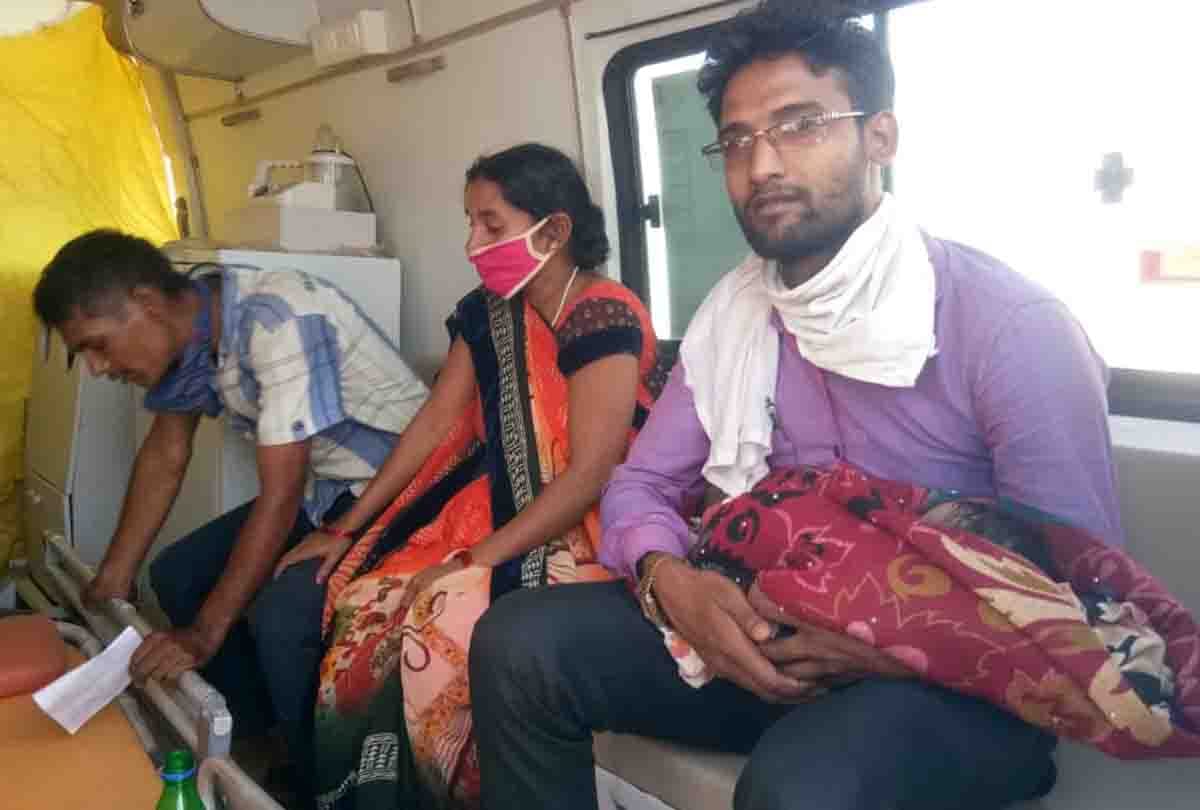 lockdown : Newborn died in labor special train